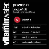 витамин вода нула мощност-с електролитна напитка, драконов плод, ет унция бутилка