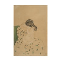 Изящно изкуство 'майките целуват' платно изкуство от Мери Стивънсън Касат