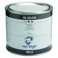Ван Гог маслен цвят, 500мл кутия, титанов бял