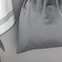 Подложки полиестер и памук чанта за пране, сив