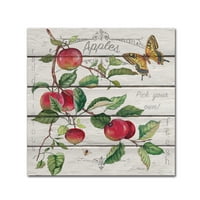 Марка изобразително изкуство 'червени вкусни ябълки' платно изкуство от Жан Плут