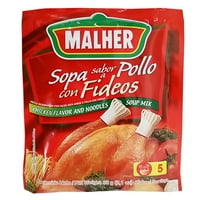 Малер Пиле-Паста Супа 2. Оз-сопа де Поло-фиде