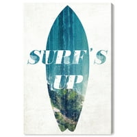 Уинууд студио Морски и крайбрежни картини платно сърфове морски спортове-Синьо, бяло