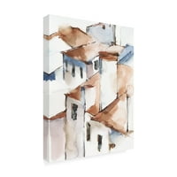 Етан Харпър 'бели къщички' платно изкуство