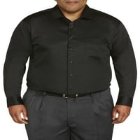 Каньон Ридж голяма Мъжка риза с дълъг ръкав, устойчива на бръчки, до 5ХЛ
