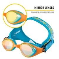 Детски очила за плуване, съкровище с огледални лещи