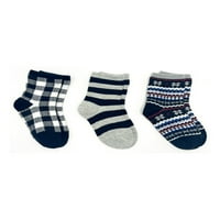 Чорапи за бебе и малко дете, 3 опаковки, размери 18м-5т
