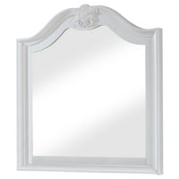 Мебели от Америка Кайли традиционно огледало, Бяло