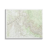 Топографска карта География, 30, дизайн от Дафне Полсели