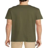 Американски бод Мъжки джоб тениска, размери с-2ХЛ