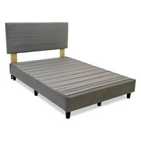 Уейтън-континентален сън, 13 легло с платформа с Табла, Кинг, сиво