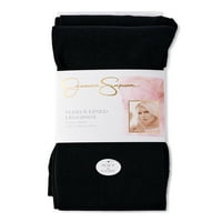 Джесика Симпсън Женски непрозрачни руно облицовани гамаши, 2-пакет