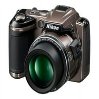 Никон Кулпи л - цифрова камера-компактен-14. МР-720п - оптичен зуум-бронз