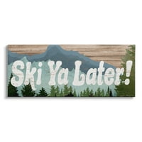 Ступел Индъстрис ски по-късно Спорт Игра на думи Рустик планинска гора, 17, дизайн от Дафне Полсели