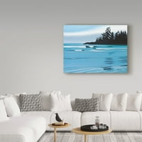 Изобразително изкуство на' скалист остров ' от Рон Паркър