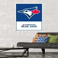 Торонто Блу Джейс-Плакат С Лого, 22.375 34