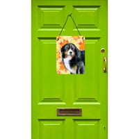 Каролински съкровища ВБ9906Д Бернско планинско куче падане стена или врата висящи щампи, жълто, 12х16, Многоцветен