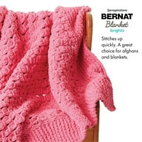 Бернат® одеяло светлини супер обемисти полиестерна прежда, ярко розово 10.5 унции 300гр, ярда