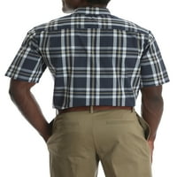 Мъжка риза с къс ръкав, устойчива на бръчки