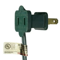 100кт Многоцветен мини Марди-Гра светлинен комплект 21.75 фута зелен проводник