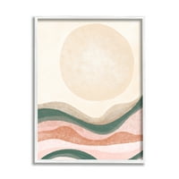 Ступел Индриес пустинен Каньон Абстрактен пейзаж пълно слънце меки неутрални, 20, дизайн от Дафне Полсели