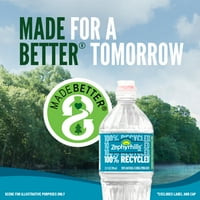 Марка натурална изворна вода, 2.5-галон пластмасова бутилка