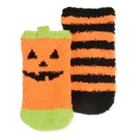 Начин за празнуване на жените Хелоуин уютно Чудовище ниско нарязани Чорапи, 2-пакет