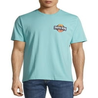 Мъжка морска комфортна тениска с къс ръкав Графичен