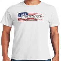 Графика Америка 4-ти юли Ден на независимостта риза за Дядо Мъжка тениска